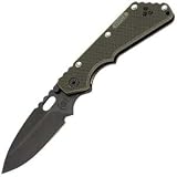 Buck Knives SBMF Strider Buck Military Folder with Black Blade and OD Green Handle by Buck Knives