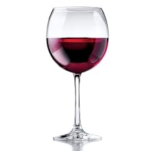Libbey Vina Round Red Wine Goblets, 18-1/4-Ounce, Set of 6