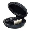 Bluecell Black bluetooth handsfree headsets HARD EVA Case/Bag for Jawbone ERA ICON HD & ICON + Bluecel Cable Tie