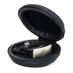 Bluecell Black bluetooth handsfree headsets HARD EVA Case/Bag for Jawbone ERA ICON HD & ICON + Bluecell Cable Tie