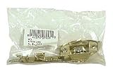 Window Hardware: Jimmi Proof Window Lock, Brass