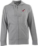 Phoenix Coyotes Signature Full Zip Hooded Sweatshirt (Grey) - Small