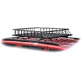 Black Widow Roof Cargo Basker Carrier for Cars and Suvs with Extended 20 Basket and... by Rage