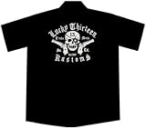 Pirate Pistols Biker Work Shirt, Lucky 13