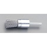エスコ １０mm／６．０mm軸軸付ブラシ（筒型／＃３２０） EA819BK-41