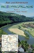 Rad- und Wanderkarte Weserbergland 1. 1 : 50 000: Holzminden - Hann.-M&uuml;nden