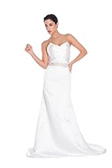 Mermaid Beaded Belted Sweetheart Wedding Dress 
