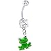 Smiling Frog Belly Ring
