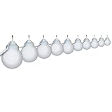 Polymer Products LLC 1601-00515-PRE White Ten Globe String Light Set