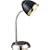 Normande Lighting 40W High Intensity Desk Lamp, 15-Inches, Black Painted Finish and Chrome Accents
