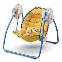 Childrens Toyshop   : New Fisher Price Link-a-Doos Open Top Take Along Swing #820044