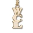 American Univ "Wcl" Wash Col Law Charm/Pendant -14K/10K, Stainless Steel or Gold Plated
