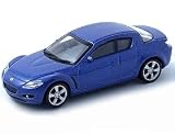 Die-cast Model Mazda RX8 (1:64 scale in Blue)