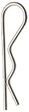 Stainless Steel 302 Hitch Pin, Shaft OD Min 3/8 / Max 3/4, 2-1/2 L, 7/64 Hole