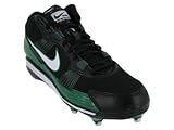 IMAGE OF Nike Men's NIKE AIR THROWBACK SC FOOTBALL CLEATS 11 (BLACK/WHITE-PINE GREEN)