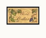 Wine Cellar Pre-Matted Poster Print by Grace Pullen, 10x8