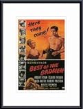 Best of the Badmen, Art Poster with Metal Frame, poster size: 11