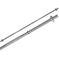 Profi Langhantelstange 168cm Langhantel inkl. Sternverschl�ssen 30/31mm