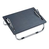 Safco 2106 Ergo-Comfort Adjustable Footrest, 18.5W x 11.5D x 8H, Black, 1 Count