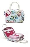 Stephanie Johnson Blue Floral Mitzi Compact Tri-Case