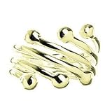 18kt Gold over Sterling Silver Six Banded Ring