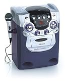 CD+G Karaoke System with CD Player and Cassette Recorder