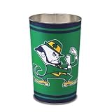 Notre Dame Fighting Irish Metal Wastebasket