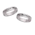 Personalized Sterling Silver Forever My Mother Sentiment Ring
