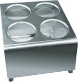 Four-Hole, 2-Tier Flatware Cylinder Holder