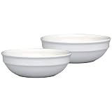 Emile Henry Couleurs White Individual Pasta Bowls, Set of 2