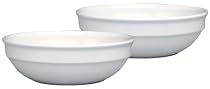Emile Henry Individual Pasta Bowls, Set of 2, White
