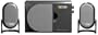 Altec Lansing XA2021 Powered Speaker System for Gamers