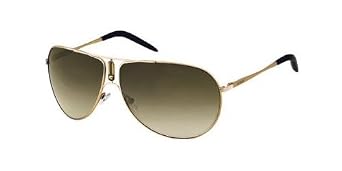 Click here to buy Carrera Gipsy Gold Frame Brown To Grey Lens Metal Sunglasses by Carrera.