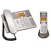 Telekom T-Com Sinus P300i collection, Schnurgebundenes ISDN Komfort-Tischtellefon plus Mobilteil Telefon Set