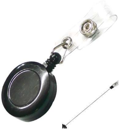 Retractable Id Badge Holder-brand New-black
