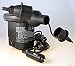 An electric pump for your car! Plug this powerful little unit into your car's electrical outlet and you are good to go. If you want handheld pumps, on Amazon, search for "Isokinetics Exercise Ball Pump." User notes: No pumping require with this model! Our test took less than 1 minute to fill a 65cm exercise ball. If you are on the go and take your exercise ball or other inflatables with you, this is a handy unit to have. It is small enough to store in your car and has an extra long cord for extra convenience. The ability to quickly deflate is nice to have, too.