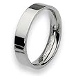 Polished Flat Stainless Steel Ring (5.0 mm) - Sizes 6-13