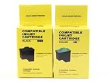 Reman. Lexmark Ink Cartridges 16 & 26 Combo 2-Pack: 1 black & 1 color: Z34, Z35, Z515, Z600, Z601, Z603, Z605, Z615, X2250