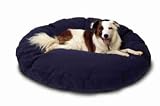 Super Soft Round Bed Paw Print Medium