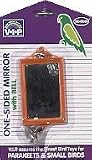 Vo-Toys Square Mirror with Bell Bird Toy Assorted Colors