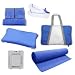 Wii Fit 8-in-1 Accessory Bundle Blue (Includes Rechargeable Battery Pack, Balance Board Cover, Yoga 