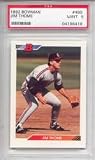 1992 Jim Thome Bowman Baseball MLB Rookie Cards - Professionally Graded a PSA 9 (Cleveland Indians and Chicago White Sox)