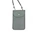 Leather Neck Pouch for Phone (Style 1) - Grey