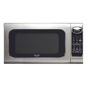 Sharp R-520KS 2-Cubic-Foot 1200-Watt Microwave Oven, Stainless Steel