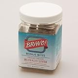 Bravo! Freeze-Dried Raw Buffalo Liver Bites, Treats for Dogs and Cats