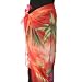 PINK TROPICAL PAREO SARONG SCARF WRAP SWIM SUIT COVER