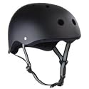 Skate Helmet - Matt Black - Size Medium (55 - 56cm