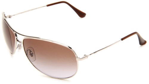 Ray-Ban RB3293 003 6863 Aviator Sunglasses - Silver Frame Brown Gradient Violet Lens - One Size product image
