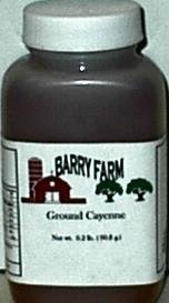 Cayenne Pepper, Ground, 3.2 oz. by Barry Farm