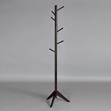 Comtemporary Espresso Coat Rack Hall Tree